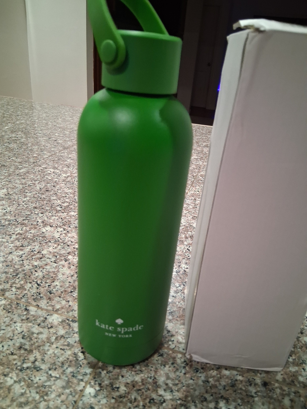 kate spade Green Stainless Steel Water Bottle.Brand New